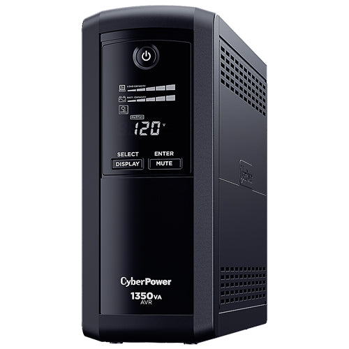 NO-BREAK CYBERPOWER, 1350 VA, 815 W, 16 H, NEGRO, HOGAR Y OFICINA