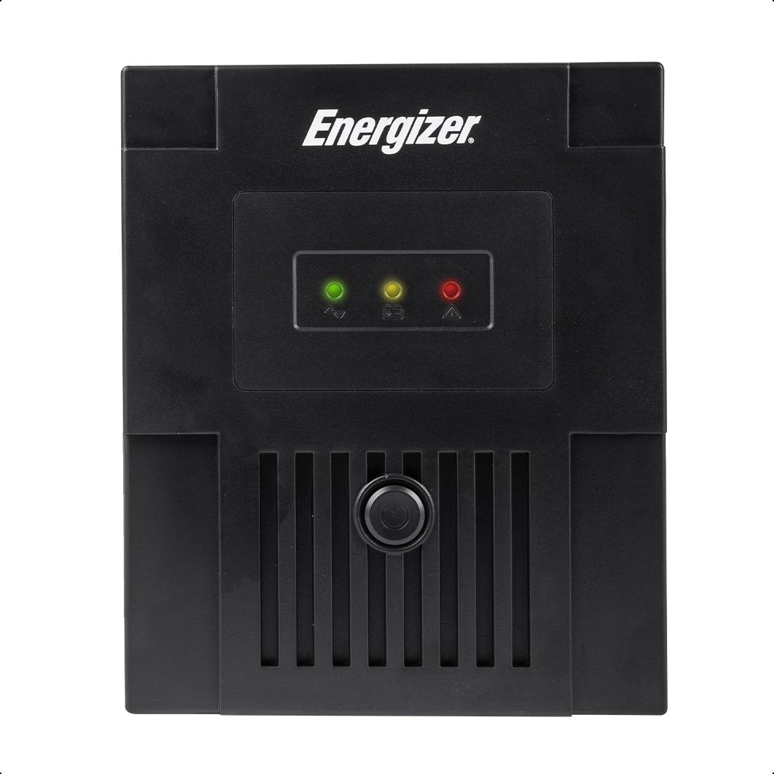 NO BREAK ENERGIZER 1500VA/900W (ERENUPS15VA). AVR, 2 BAT. 12V/9AH, 8 CONTACTOS (4 RESPALDO), LED/ALARMA. CERT. ROHS/NOM/CE. 2 AÑOS GTÍA.