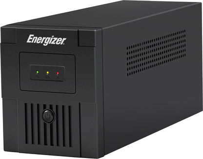 NO BREAK ENERGIZER 1500VA/900W (ERENUPS15VA). AVR, 2 BAT. 12V/9AH, 8 CONTACTOS (4 RESPALDO), LED/ALARMA. CERT. ROHS/NOM/CE. 2 AÑOS GTÍA.