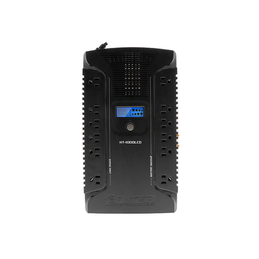 NO-BREAK FORZA HT-1000LCD, 1000 VA, 500 W, NEGRO