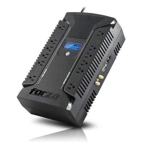 NO-BREAK FORZA HT-1000LCD, 1000 VA, 500 W, NEGRO