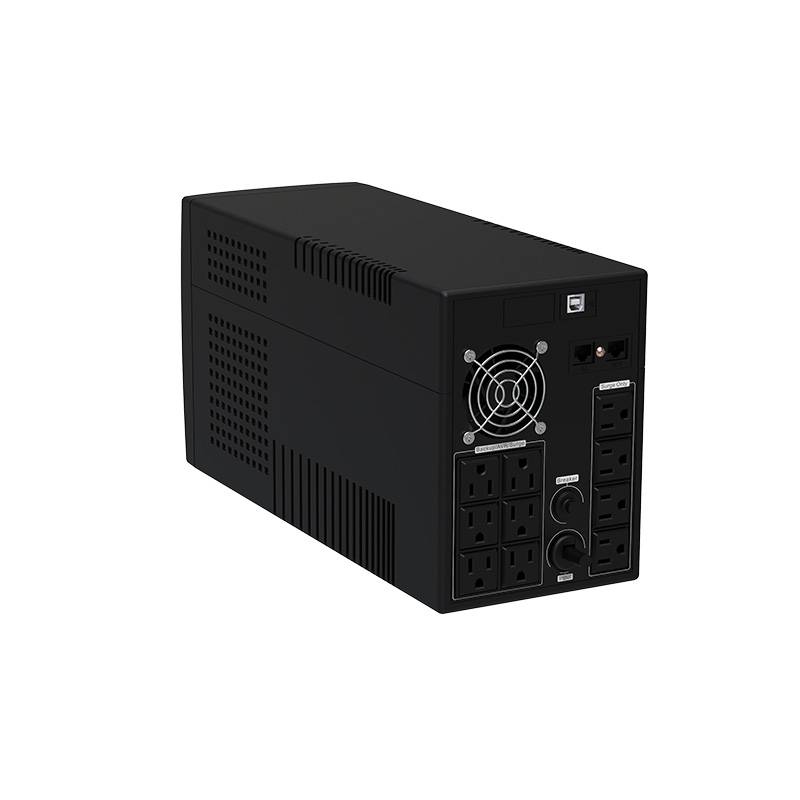 UPS INTERACTIVA 2400VA/1200W, 10 SLDS, RJ45, TORRE COMP-120V