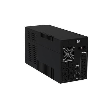 UPS INTERACTIVA 2400VA/1200W, 10 SLDS, RJ45, TORRE COMP-120V