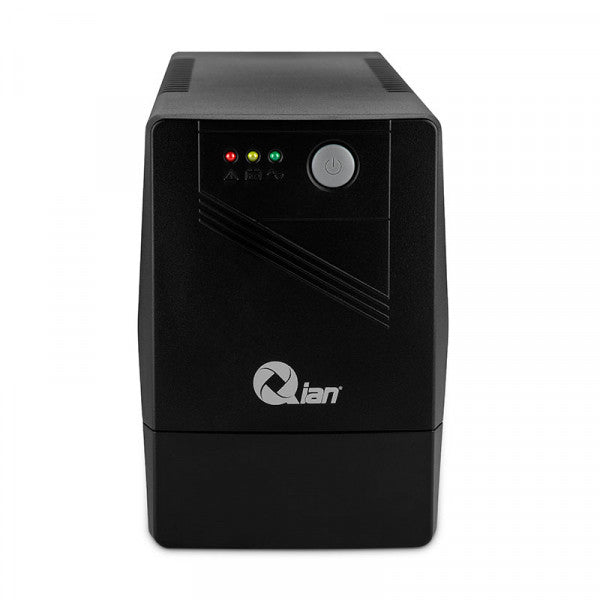 NO BREAK UPS QIAN QEI-500V-01, 500 VA, 300 W, NEGRO
