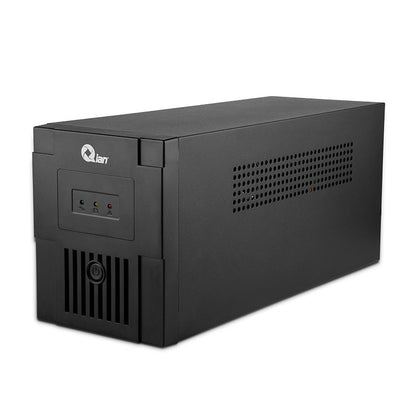 QIAN NO BREAK/UPS 1000VA, CAPACIDAD 1000VA Y 500W DE VOLTAJE, RECARGA EN 4 A 6 HORAS, INDICADORES LED Y ALARMA, 4 TOMAS DE CORRIENTE, QEI-1000-01