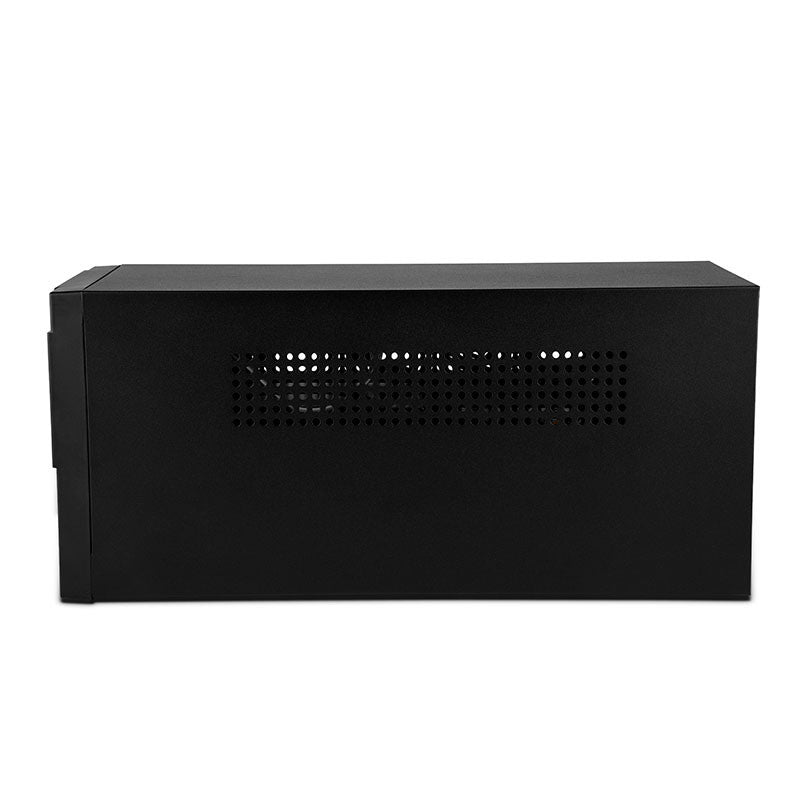 QIAN NO BREAK/UPS 1000VA, CAPACIDAD 1000VA Y 500W DE VOLTAJE, RECARGA EN 4 A 6 HORAS, INDICADORES LED Y ALARMA, 4 TOMAS DE CORRIENTE, QEI-1000-01