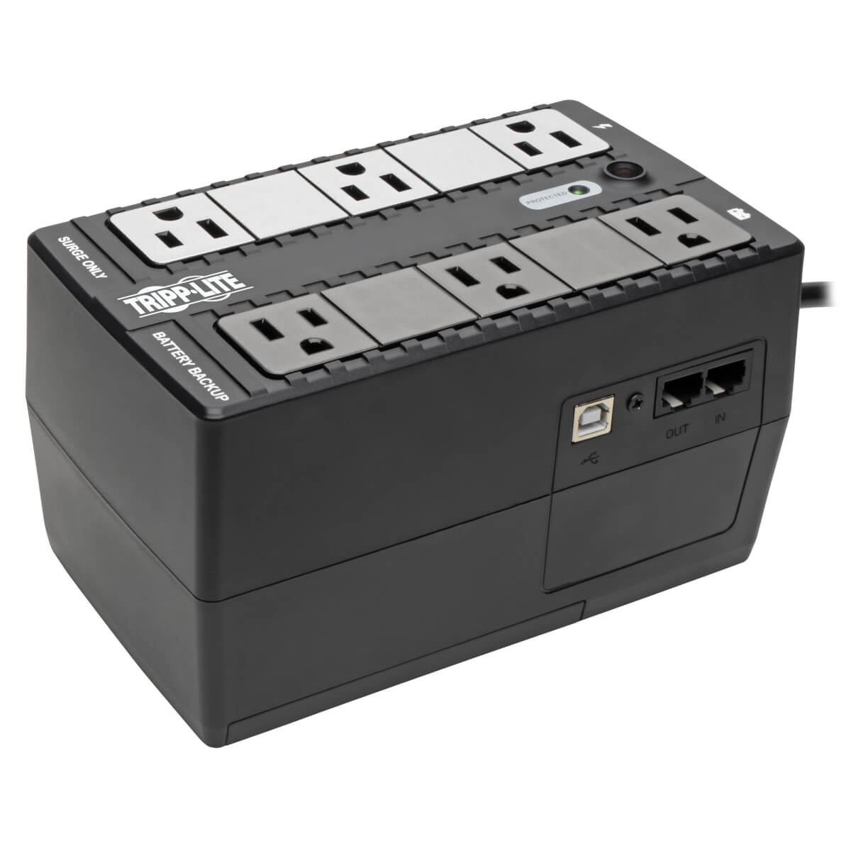 NO-BREAK TRIPP-LITE INTERNET 350U, 350 VA, 180 W, NEGRO, HOGAR Y OFICINA