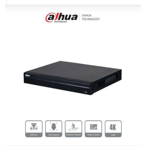 DHI-NVR4232-16P-4KS3 NVR 4K / 32 CANALES IP /16 PUERTOS POE / RENDIMIENTO 160 MBPS/2 BAHÍAS DISCO DURO/ 4&2 E&S ALARMA/WIZSENSE/ 2 CANALES SMD PLUS