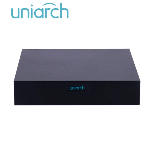 NVR 8 CANALES UNIARCH (NVR-108S3-P8-ECO) 6MP / PLUG&PLAY / 8CH POE / CAPACIDAD 1 DISCO DURO HASTA 6TB TOTAL / ULTRA 265 / ANALÍTICAS SIP