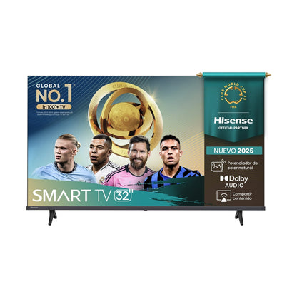 TELEVISOR HISENSE 32A4NV, 32 PULGADAS, LED HD, 1366 X 768 PIXELES,  VIDAA SMART TV