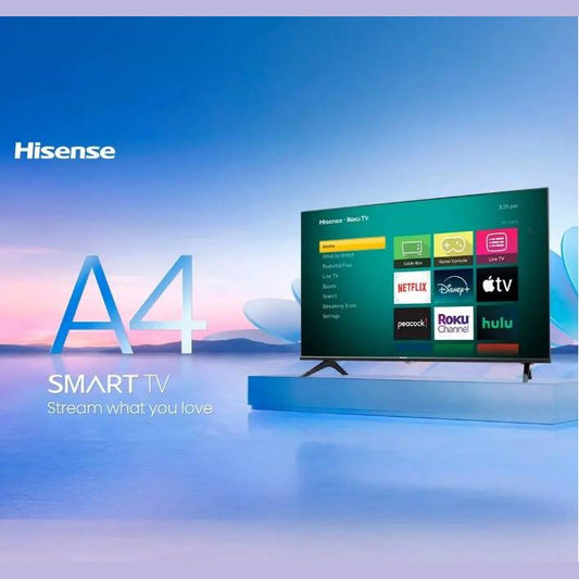 TELEVISOR HISENSE 32A4NR, 32 PULGADAS, LED HD, 1366 X 768 PIXELES, ROKU SMART TV