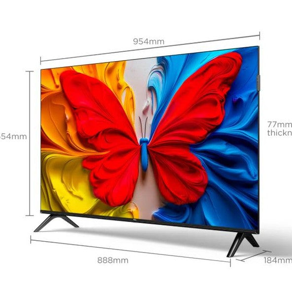 TELEVISOR TCL 43Q3K, 43 PULGADAS, LED  FHD, 1920 X 1080  PIXELES,  QLED GOOGLE  SMART TV