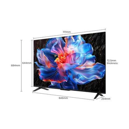 TELEVISOR TCL 50Q5K, 50 PULGADAS, LED  UHD, 4K,  3840 X 2160  PIXELES,  QLED GOOGLE  SMART TV