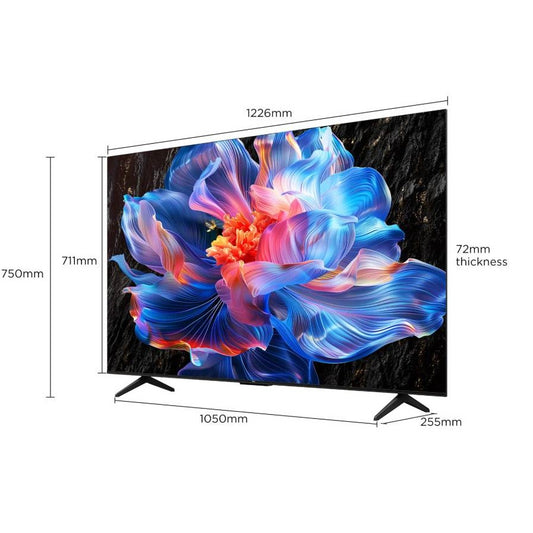 TELEVISOR TCL 55Q5K, 55 PULGADAS, LED  UHD, 4K,  3840 X 2160  PIXELES,  QLED GOOGLE  SMART TV