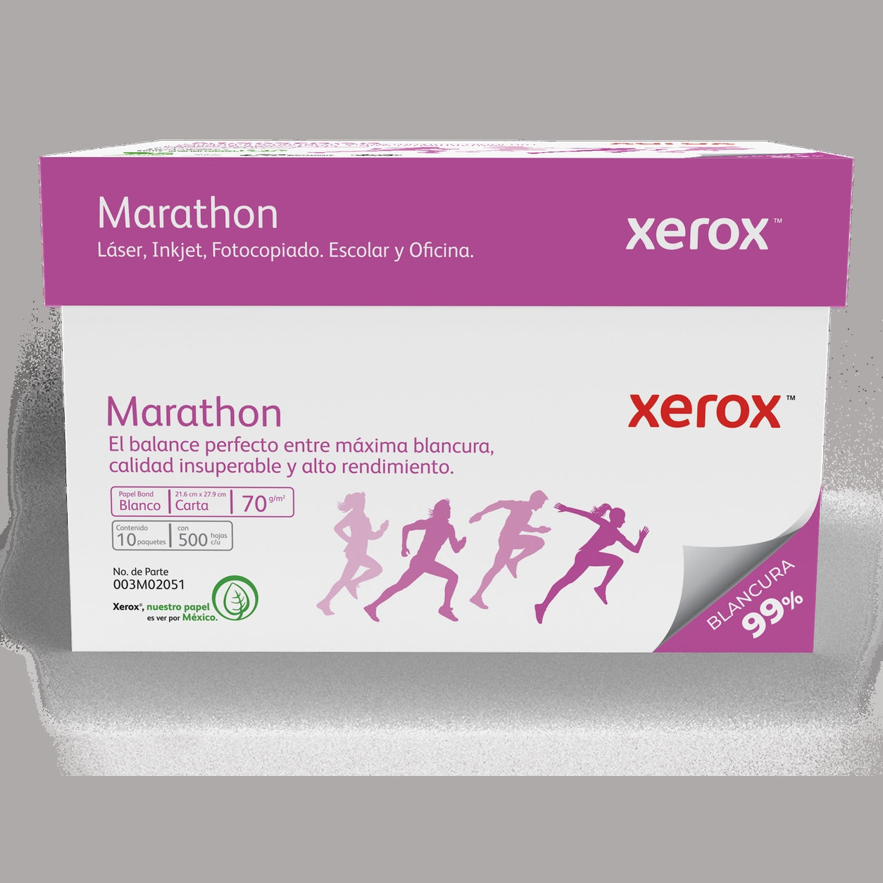 XEROX PAPEL MARATHON CARTA 99% BLANCURA