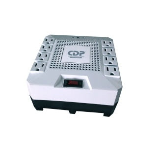 REGULADOR DE VOLTAJE CDP R-AVR1808 1800VA/1000W AVR, 8 SALIDAS, 175 JULIOS, PROTECCION RJ45, 120 VAC