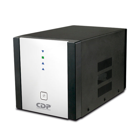 REGULADOR DE VOLTAJE CDP R-AVR2408 2400VA/1200W AVR LINEA BLANCA, 8 SALIDAS, 525 JULIOS, SISTEMA DE RETARDO DE ENCENDIDO, PROTECCIÓN COAXIAL, 120 VAC.
