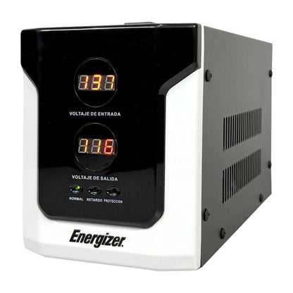 REGULADOR ENERGIZER 1500VA/900W (ERENRLB15VA). RANGO 90-145VCA, AVR, PROT. 10A, 2 CONTACTOS, LED. IDEAL P/LÍNEA BLANCA. CERT. ROHS/NOM/CE. 2 AÑOS GTÍA.
