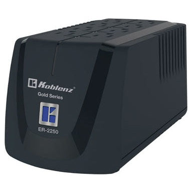 REGULADOR KOBLENZ ER-2250, 6, NEGRO, HOGAR Y OFICINA, 2250 VA, 1000 W
