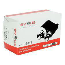 CINTA EVOLIS, YMCKO, NEW PEBBLE