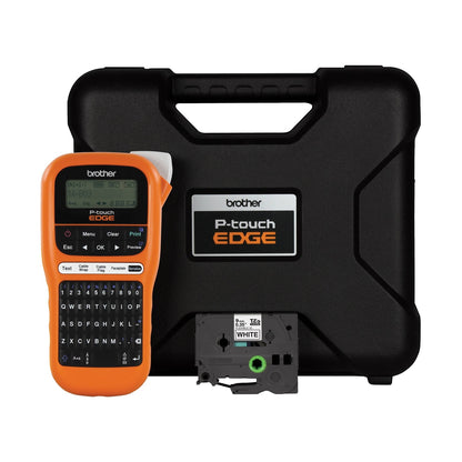 ROTULADOR INDUSTRIAL BROTHER P-TOUCH PTE110, TRANSFERENCIA TÉRMICA, MALETÍN, IMPRIME ETIQUETAS LAMINADAS DE HASTA 12 MM DE ANCHO