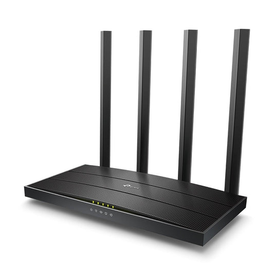 ROUTER INALÁMBRICO GIGABIT DUAL BAND AC TP-LINK ARCHER C80, 1.300 MBPS, 5 GHZ, OMNIDIRECCIONAL, 4, NEGRO