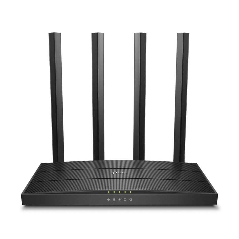 ROUTER INALÁMBRICO GIGABIT DUAL BAND AC TP-LINK ARCHER C80, 1.300 MBPS, 5 GHZ, OMNIDIRECCIONAL, 4, NEGRO