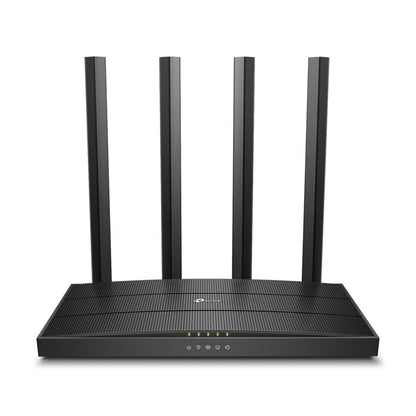 ROUTER INALÁMBRICO GIGABIT DUAL BAND AC TP-LINK ARCHER C80, 1.300 MBPS, 5 GHZ, OMNIDIRECCIONAL, 4, NEGRO