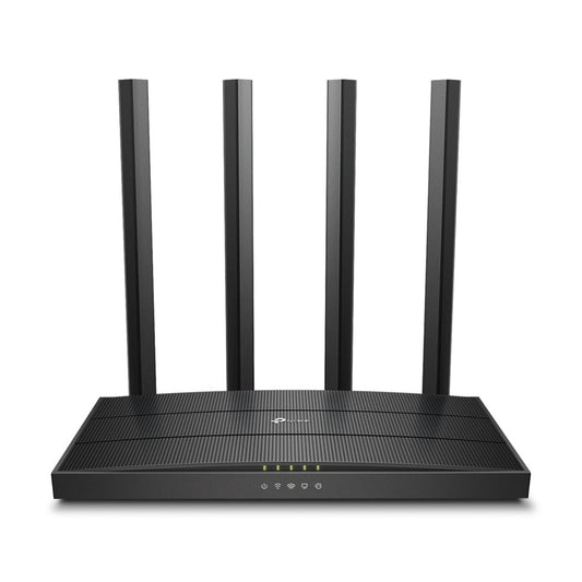 ROUTER INALÁMBRICO GIGABIT DUAL BAND AC TP-LINK ARCHER C80, 1.300 MBPS, 5 GHZ, OMNIDIRECCIONAL, 4, NEGRO