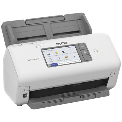 ESCÁNER DE ESCRITORIO BROTHER VALOR ADS4700W, DÚPLEX, 40 PPM/80 IPM, ETHERNET, WIFI, ADF HASTA 80 HOJAS, ESCANEA HASTA 6,000 HOJAS DIARIAS