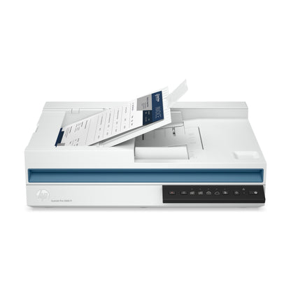 ESCÁNER HP SCANJET PRO 2600 F1 20G05A - 216 X 3100 MM, BASE PLANA Y ADF, CIS, 1500 PÁGINAS, 25 PPM/50 IPM
