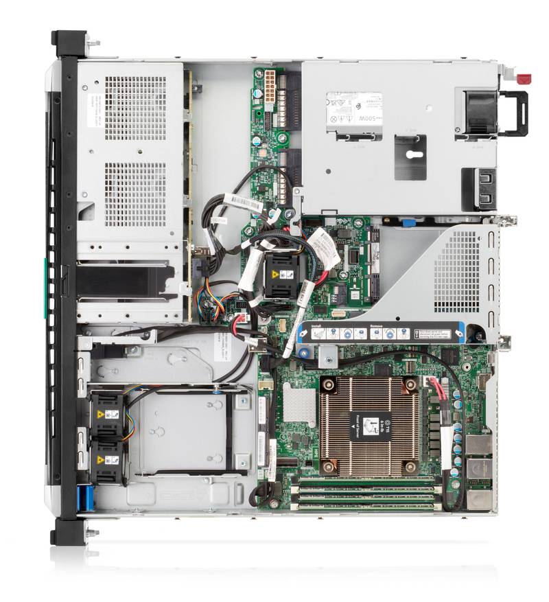 HPE PROLIANT DL20 GEN11 6325P 3.5GHZ 4C 1P 1X32GB-U 4SFF CON DOS DISCOS 480GB SSD