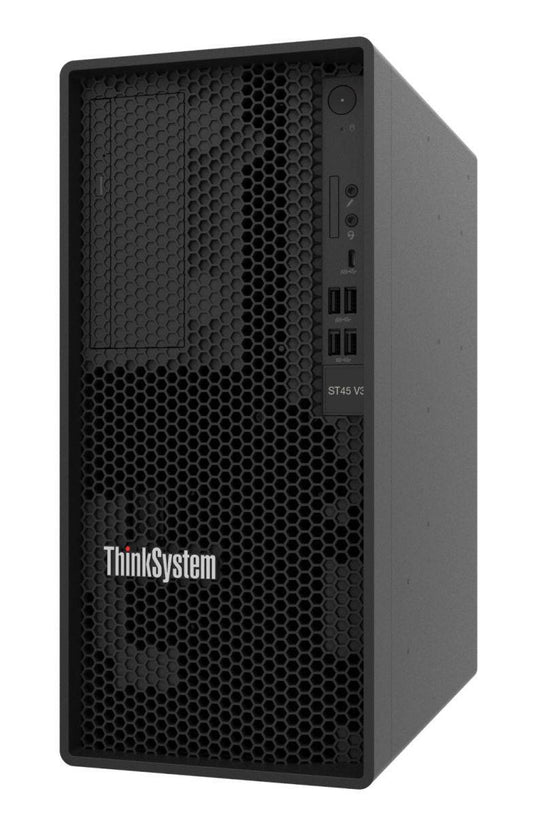 SERVIDOR LENOVO-THINKSYSTEM ST45 V3,(7DH4A00GLA),AMD EPYC 4124P 4C 3.8GHZ/3.8GHZ,THINKSYSTEM 16GB TRUDDR5 5600MHZ,DD DE 2TB 3.5 PULGADAS