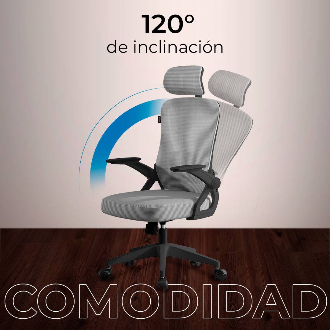 SILLA FLUX CORE EC303HR ACTECK ELITE SERIES SILLA DE OFICINA ERGONÓMICA