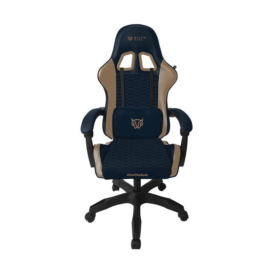 SILLA POWER RUSH V2  BALAM RUSH REPOSABRAZOS FIJOS, PISTÓN DE GAS CLASE 3, INCLINACIÓN 90° A 135°