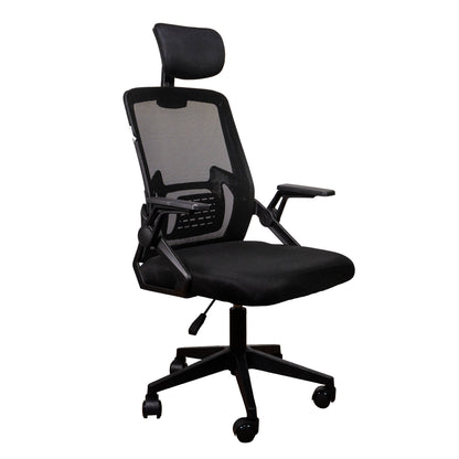SILLA DE OFICINA NACEB NA-2789 AXIS AIR FLOW. SILLA CON MALLA TRANSPIRABLE, SOPORTE LUMBAR Y CERVICAL, RESPALDO RECLINABLE Y PISTÓN DE CLASE 3