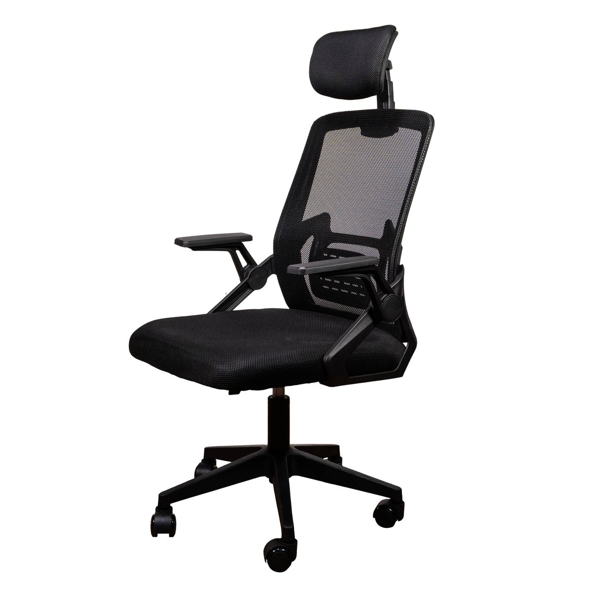 SILLA DE OFICINA NACEB NA-2789 AXIS AIR FLOW. SILLA CON MALLA TRANSPIRABLE, SOPORTE LUMBAR Y CERVICAL, RESPALDO RECLINABLE Y PISTÓN DE CLASE 3