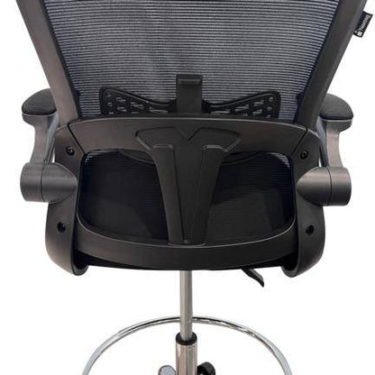 SILLA ALTA NEXTEP DESCANSA BRAZOS AJUSTABLE CON REPOSAPIÉS COLOR NEGRO AJUSTABLE DISEÑO CON SOPORTE LUMBAR AJUSTABLE