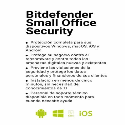 (GRABITYZONE) BITDEFENDER SMALL OFFICE SECURITY  10USR + 1SERVER