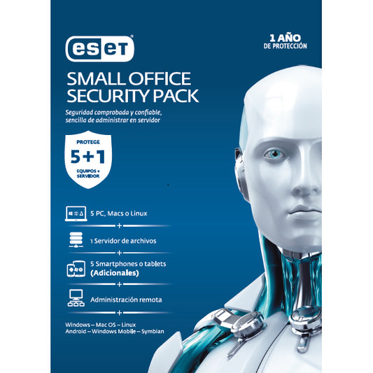 ESET SMALL OFFICE SECURITY PACK, BASE, 5 LICENCIAS