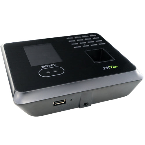 ZKTECO MB360ID - CONTROL DE ASISTENCIAFACIAL (1500 ROSTROS), HUELLA DIGITAL BIOID (2000), TARJETA ID 125 (2000), REGISTRO DE 100,000 EVENTOS, TCP/IP
