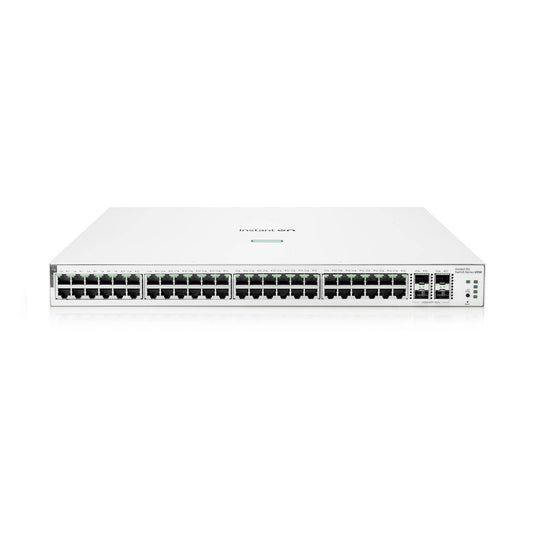 SWITCH HPE INSTANT ON 1930 GIGABIT ETHERNET, 48 PUERTOS POE CLASE 4 370 W, 4SFP+ 10GBE (JL686B)