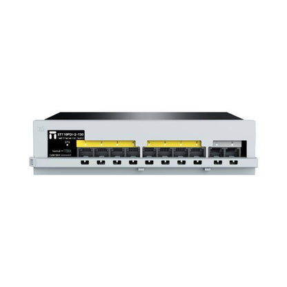 SWITCH NETIS ST110PDI-2-130 10 PUERTOS 10/100M: 8 PUERTOS POE + 2 PUERTOS DE ENLACE ASCENDENTE
