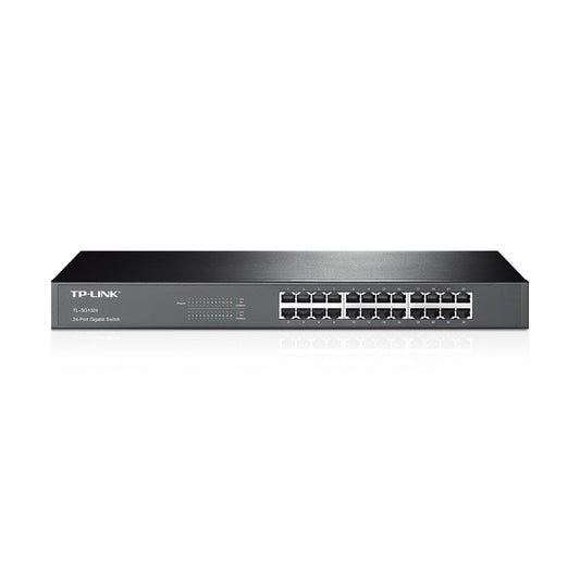 SWITCH TP-LINK, NEGRO, 10/100/1000 MBPS, 24PTOS, RACK