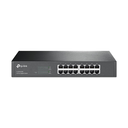 SWITCH TP-LINK, GRIS, 10/100/1000 MBPS, 16PTOS, ESCRITORIO