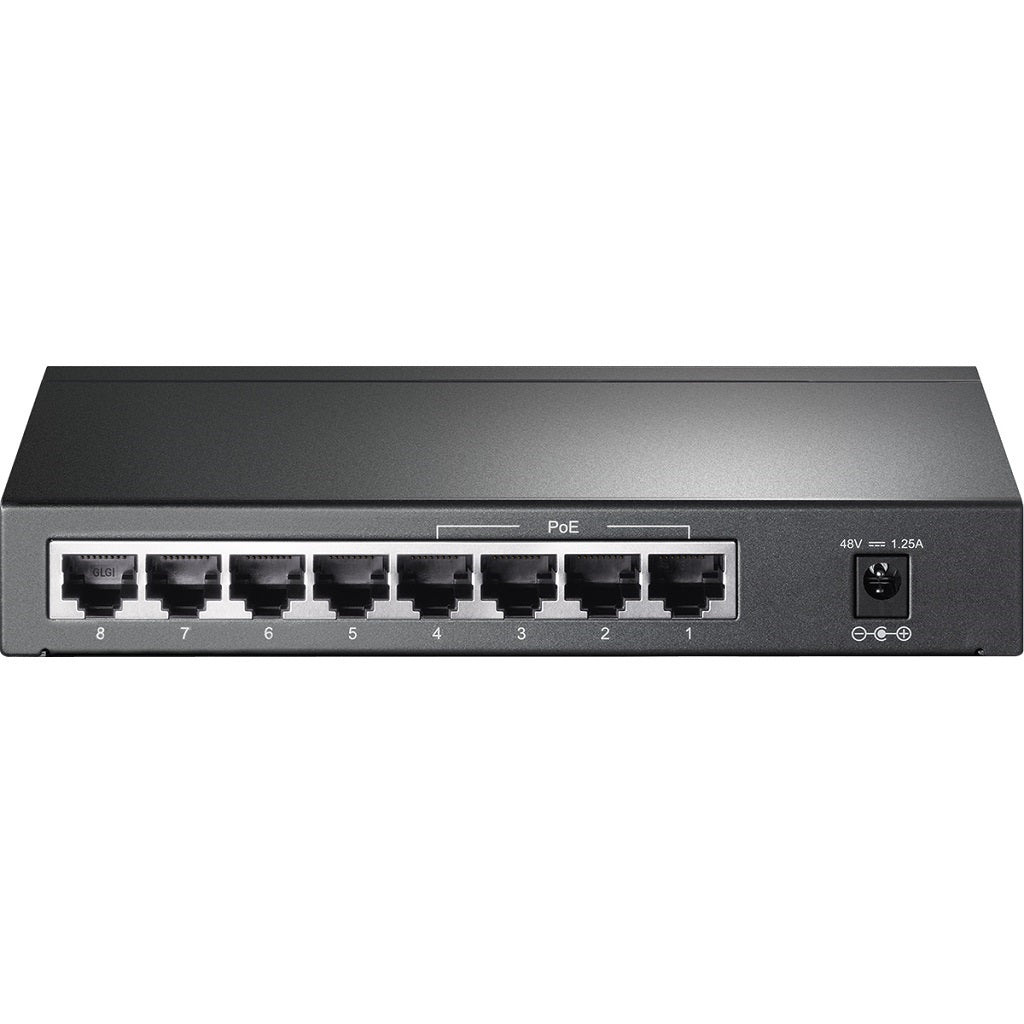 SWITCH POE TP-LINK TL-SG1008P, GRIS, 53 W