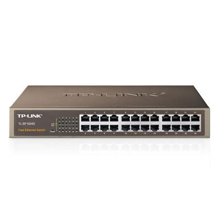 SWITCH TP-LINK TL-SF1024D, PLATA, 24 PUERTOS