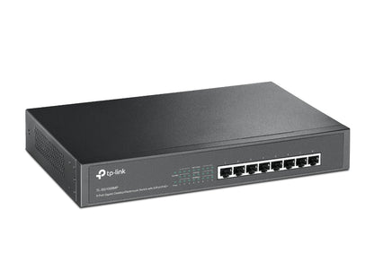 SWITCH GIGABIT TP-LINK NO ADMINISTRABLE POE (TL-SG1008MP) , NEGRO, 126W, 8 PUERTOS