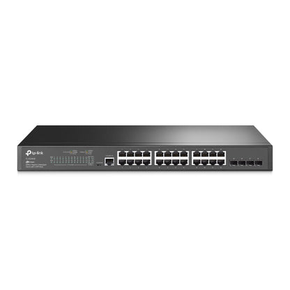 SWITCH TP-LINK SG3428, GIGABIT ADMINISTRABLE JETSTREAM L2  RJ45, 24 PUERTOS, 10/100/1000, (4) GIGABIT SFP, (1)PUERTO DE CONSOLA MICRO USB