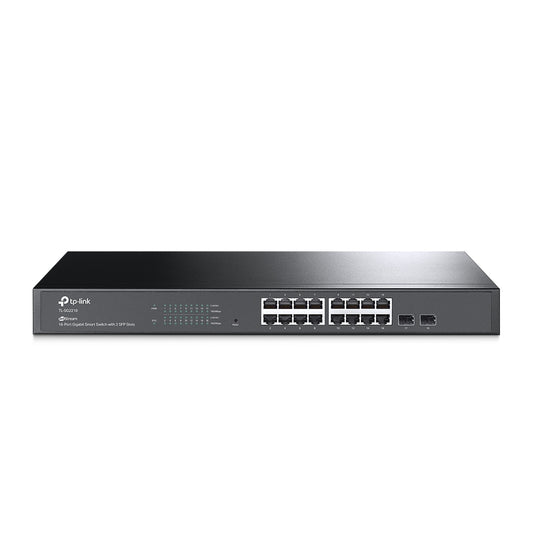 SWITCH SMART GIGABIT TP-LINK  SG2218, NEGRO, 16